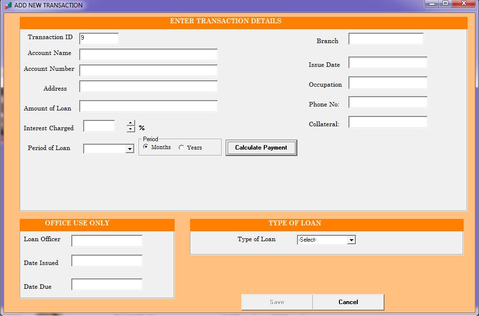 Loan management software system
